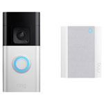 Ring B0BFJNL42P Video Doorbell 2nd Gen Nickel Wi-Fi 1536p HD Alexa Compatible