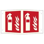 SafetyMarking 15.A5030 Fire Extinguisher Sign ISO 7010 150x150mm