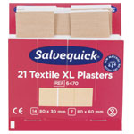Salvequick 1009470 Refill Pack 126 pieces for Adhesive Plasters Immediate Use