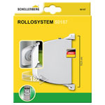 Schellenberg 50157 Mini Belt Winder Surface-Mount 180° Swivel 155mm Hole