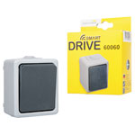 Schellenberg 60060 Wall Switch Surface-Mount Indoor Use White Key Switch