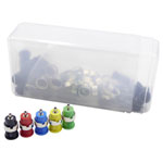 Schnepp 354 000055 Safety Jack Socket 24 pieces Multi-Colour Set