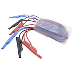 Schnepp 354 000059 Safety Test Lead 4 mm Jacks 1 m Black/Red/Blue Set