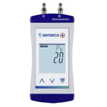 Senseca 486718 ECO 210-3 Pressure Gauge, 200 hPa, HVAC, IP67, ABS Casing