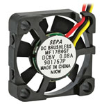 SEPA 111111657 MF17B05FSE Axial Fan 5V DC 1.1m³/h 17x17x4.5mm 0.3W