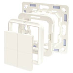 Shelly Shelly_B_A_WS_4_B Adapter for BLU Wall Switch in Busch-Jaeger Frame