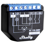 Shelly Shelly_Plus_2PM Actuator Wi-Fi Bluetooth Power Consumption Monitor