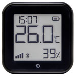 Shelly Plus H&T Gen.3 Matte Black Wireless Temp & Humidity Sensor