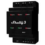 Shelly Shelly_Pro3 Actuator Wi-Fi/Bluetooth DIN Rail Remote Control