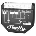 Shelly Shelly_W_2PM Wave 2PM Actuator Z-Wave+ 2 Channel Smart Switch