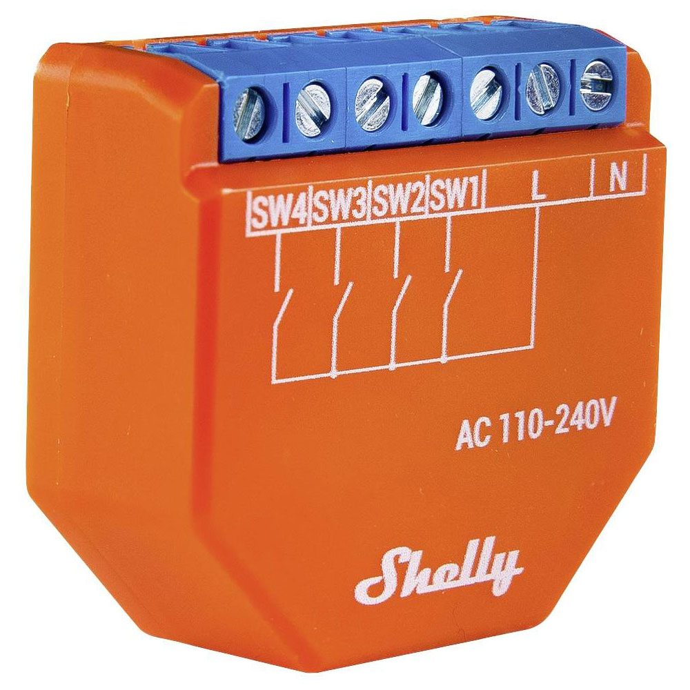 Shelly Shelly_W_i4 Shelly Wave i4 Z-Wave 4-Input Module for Scene