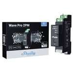 Shelly Shelly_W_Pro_2PM Smart Switch 2-Channel Z-Wave DIN Rail Relay 16A