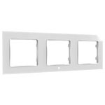 Shelly WF3 White Wall Frame 3 Stylish Finish Mounts to Wall Switch