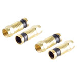 Shiverpeaks BS15-300714 F Connector Gold-Plated 7.2mm Cable 2 pieces