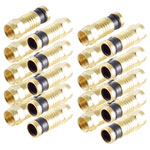 Shiverpeaks BS15-300914 F Connector Gold-Plated Compression 7.2mm 10pieces
