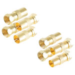 Shiverpeaks BS15-301114 F Coax Adapter Set Gold-Plated Connections