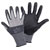 Showa 4704XL Work Gloves: Nitrile Size 9 XL Spandex EN 388 CAT II