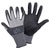 Showa 4704XL Work Gloves: Nitrile Size 9 XL Spandex EN 388 CAT II