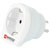 Skross 1.500232-E Travel Adapter EU to Danish for Schuko & Euro Plugs