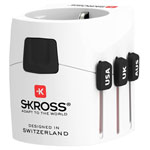 Skross 1103165 PRO Light Travel Adapter: Secure Use in 100+ Countries