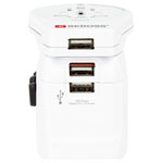 Skross 1302555 PRO Light 3xUSB Adapter: Power up in 200+ countries.