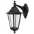 Smartwares 10.009.09 Classico Outdoor Wall Light Aluminium/Glass Black