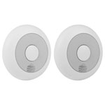 Smartwares 10.040.95 Wireless Smoke Detector 2-Piece Set Battery Powered