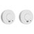 Smartwares 10.048.28 Smoke Detector 2-Piece Set Battery-Powered 85dB Alarm