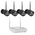 Smartwares CMS-30300 CCTV 4 Cameras 1080p Night Vision Motion Detection