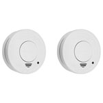 Smartwares FSM-11512 Smoke Detector Set 2piece 5yr Battery Mute Button