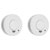 Smartwares FSM-11512 Smoke Detector Set 2piece 5yr Battery Mute Button