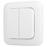 Smartwares SH4-90159 Wireless Double Wall Switch Battery-Operated White