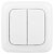 Smartwares SH4-90159 Wireless Double Wall Switch Battery-Operated White
