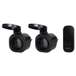 Smartwares SH4-99653 Wireless Switch Set 2 Wall Sockets Outdoor Use