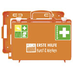 Söhngen 0350107 First Aid Case Orange Portable Eye Wash & Cooling Spray