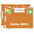 Sohngen 0367000 Advocat First Aid Case DIN 13169 Orange Inc. Plaster Dispenser