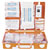 Sohngen 0367006 First Aid Case DIN 13157 Orange with Plaster Dispenser