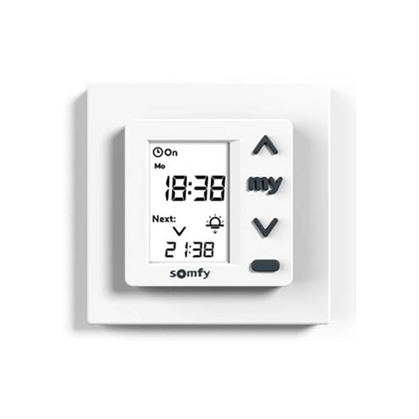 Somfy 1870904 Chronis Uno Wall Switch: 4 Buttons Timeless Design