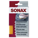 Sonax 417300 Applicator Sponge: Versatile with White Handle and Yellow Side