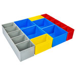 Sortimo 6000010087 i-BOXX 72 Tray 12piece A3 B3 C3 I3 Inset boxes with Dividers