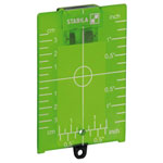 Stabila 17924 Target Plate Magnetic Holder Crosshair Green Laser Visibility