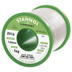 Stannol 576104 ZV16 Lead-Free Solder Wire 1mm Sn99.3Cu0.7 1000g REL0