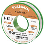 Stannol 631906 HS10 Solder Lead-Free Sn993Cu07 1mm 100g Reel