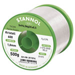 Stannol 811014 Kristall 600 Solder Lead-Free Sn96.5Ag3Cu0.5 REL0 1mm 500g
