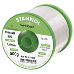 Stannol 811032 Kristall 600 Solder Lead-Free Sn99.3Cu0.7 REL0 500g 1mm