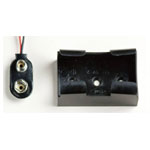 Takachi BH9V2 Battery Tray 1x 9V PP3 Robust Holder 49.3x29.2x20 mm