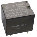 Tianbo HJR-3FF-12VDC-S-ZF PCB Relay 12V DC 15A 1 Change-Over