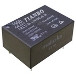 Tianbo TRCD-L-12VDC-S-H PCB Relay 12V DC 16A Single-contact