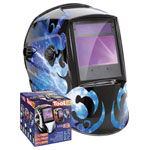 Toolit 044104 COSMIC Welder's Hard Hat Black/Blue 1 piece(s)