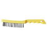Toparc 044241 Steel Brush 4 Rows Robust Steel Brush for Tough Cleaning